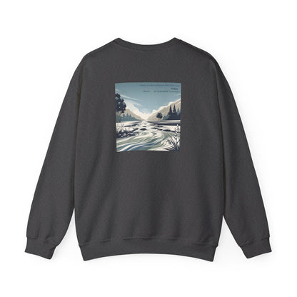 Laisse ta bienveillance être telle une rivière, douce et impossible à arrêter Crewneck