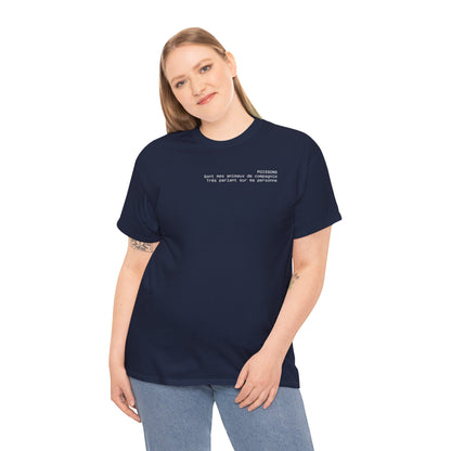 Poissons, Sont mes animaux de compagnie, Très parlant sur ma personne T-shirt