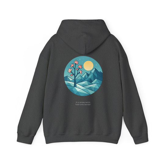 In a snowy world, hold onto wonder Hoodie
