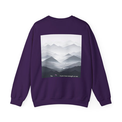 The fog is your inner strength at rest Crewneck