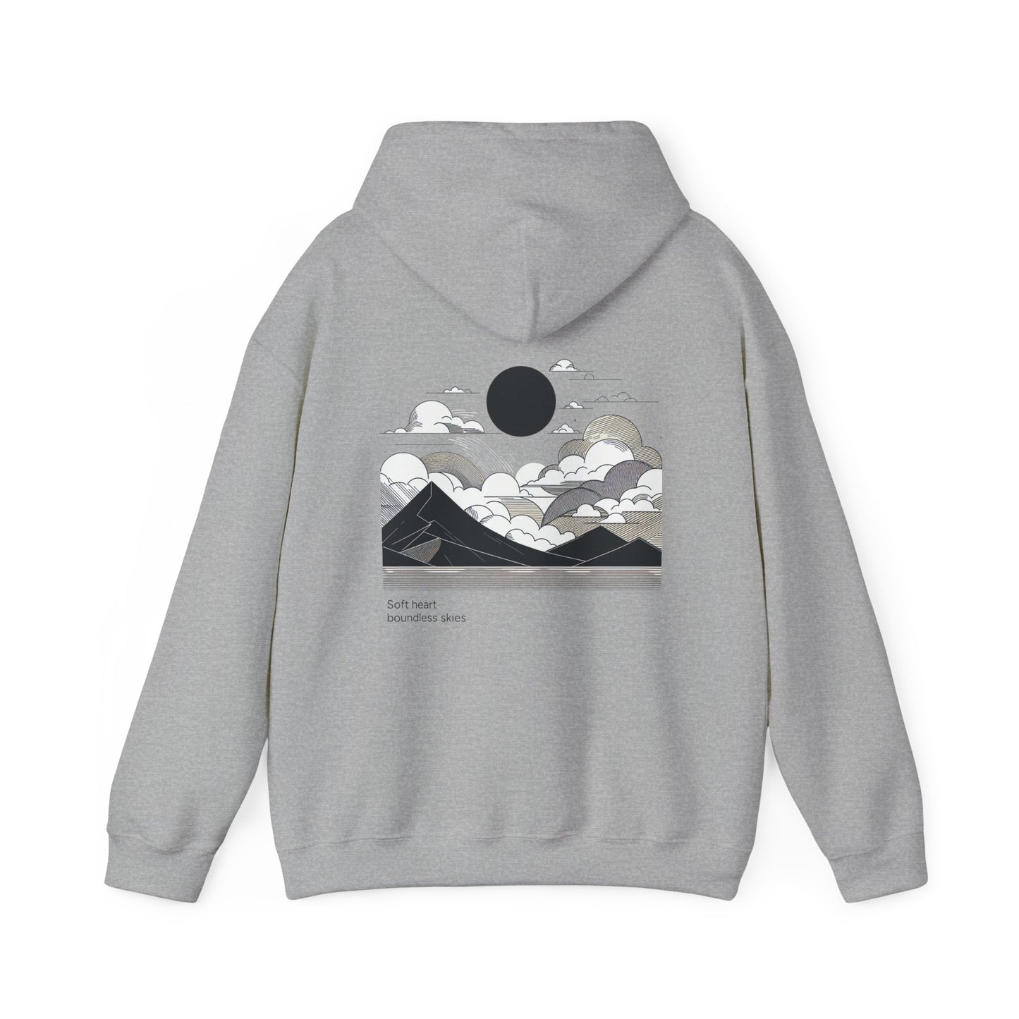 Soft heart, boundless skies Hoodie