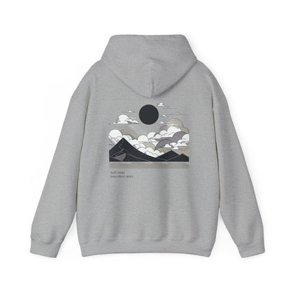 Soft heart, boundless skies Hoodie