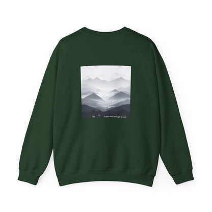 The fog is your inner strength at rest Crewneck