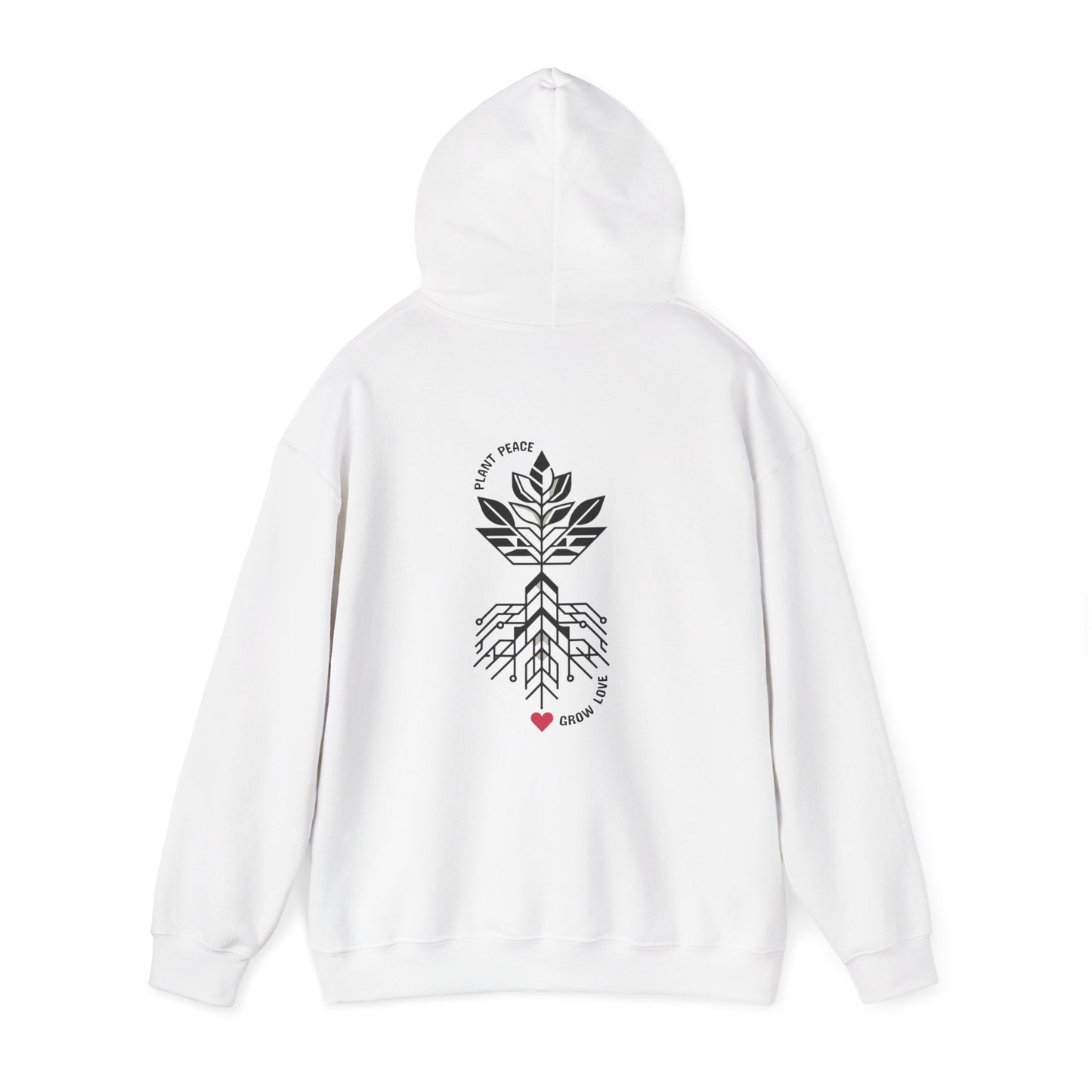 Plant peace, Grow love Hoodie