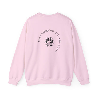 Miaw? Quelqu'un? S’il vous plaît? Crewneck