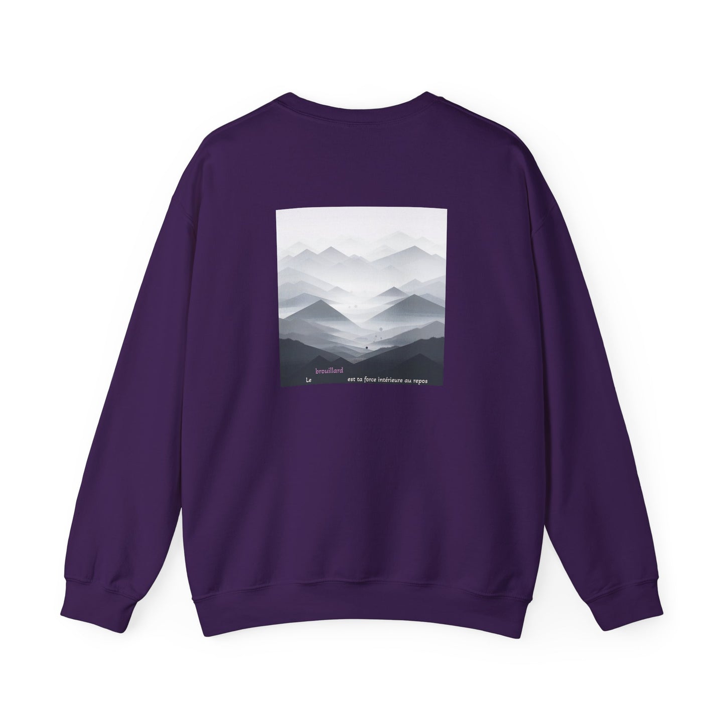 Le brouillard est ta force intérieure au repos Crewneck