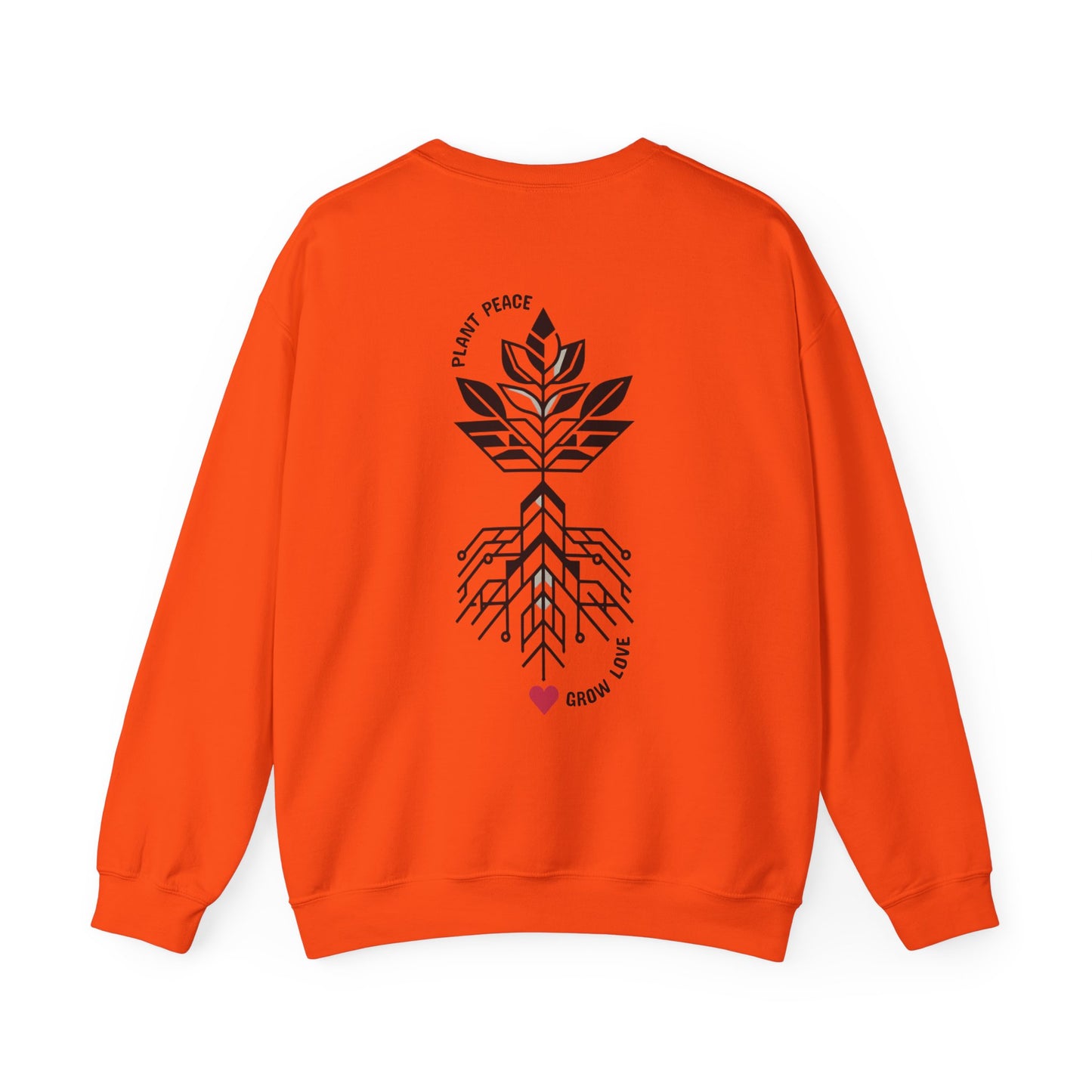 Plant peace, grow love Crewneck