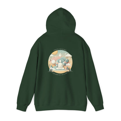 Healing the world, One kind act at a time Hoodie