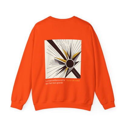 La bienveillance est le rayon de soleil qui fait tout grandir Crewneck