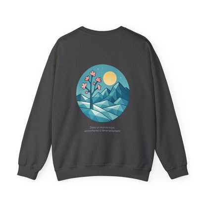 Dans un monde froid, accroche-toi à l'émerveillement, Crewneck