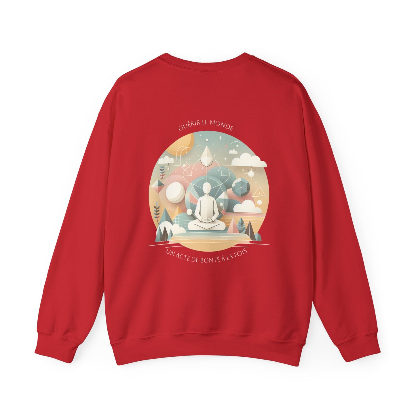 Guérir le monde, un acte de bonté à la fois Crewneck