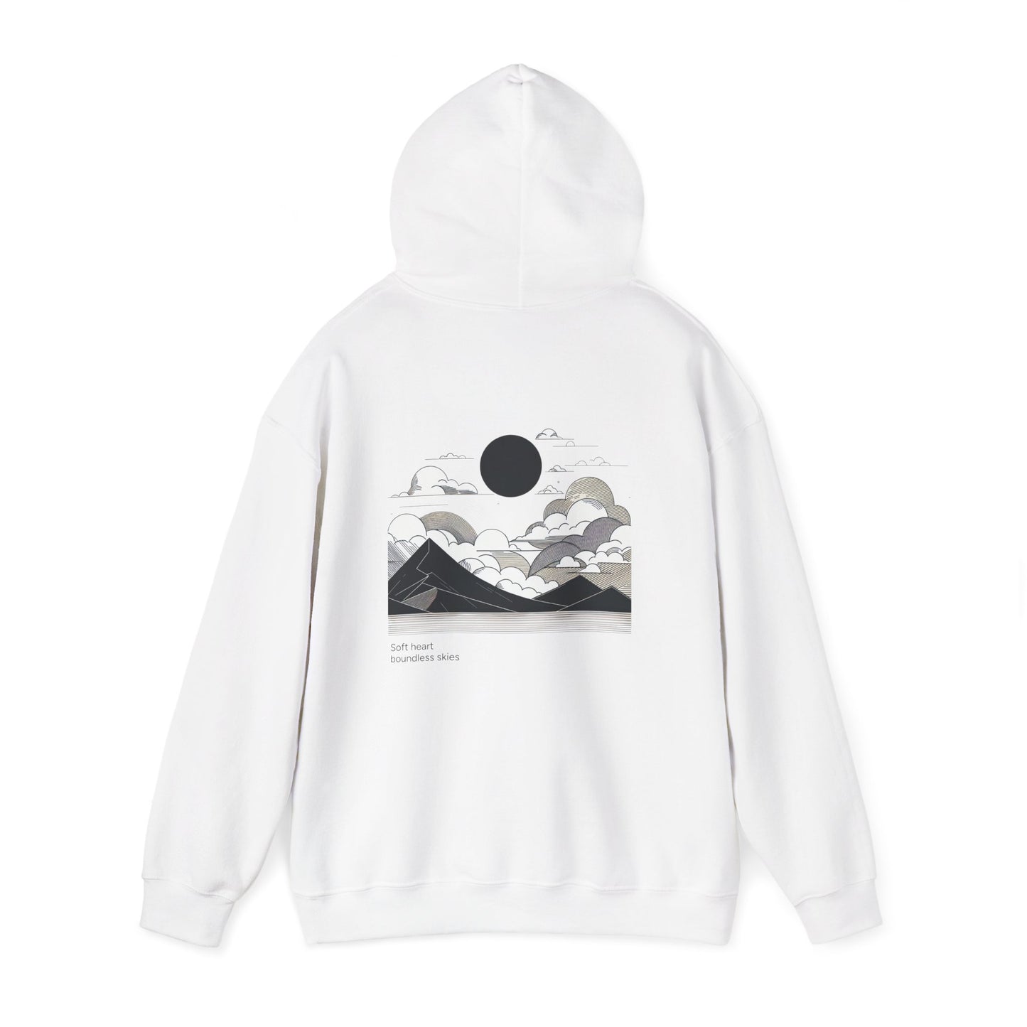 Soft heart, boundless skies Hoodie