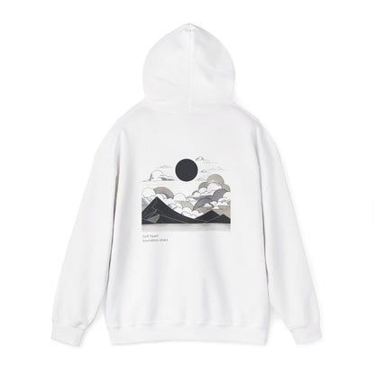 Soft heart, boundless skies Hoodie