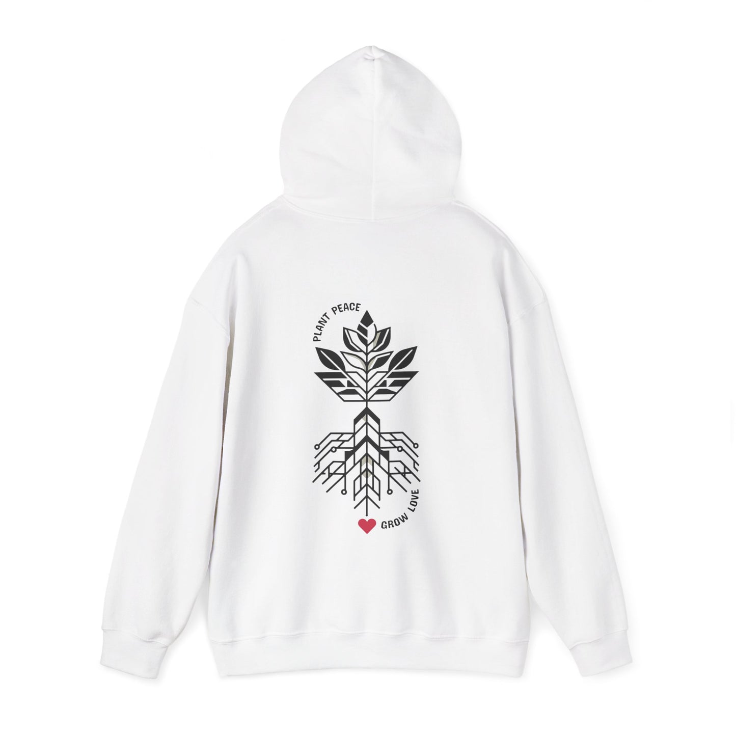 Plant peace, Grow love Hoodie
