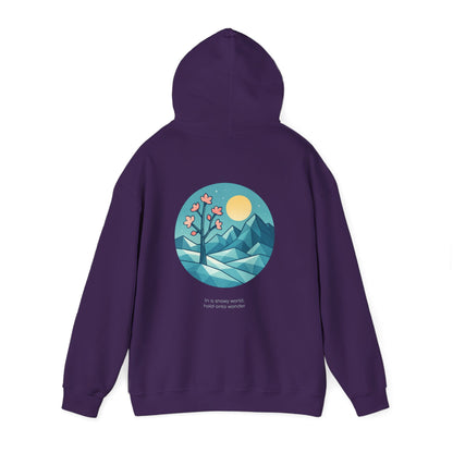 In a snowy world, hold onto wonder Hoodie