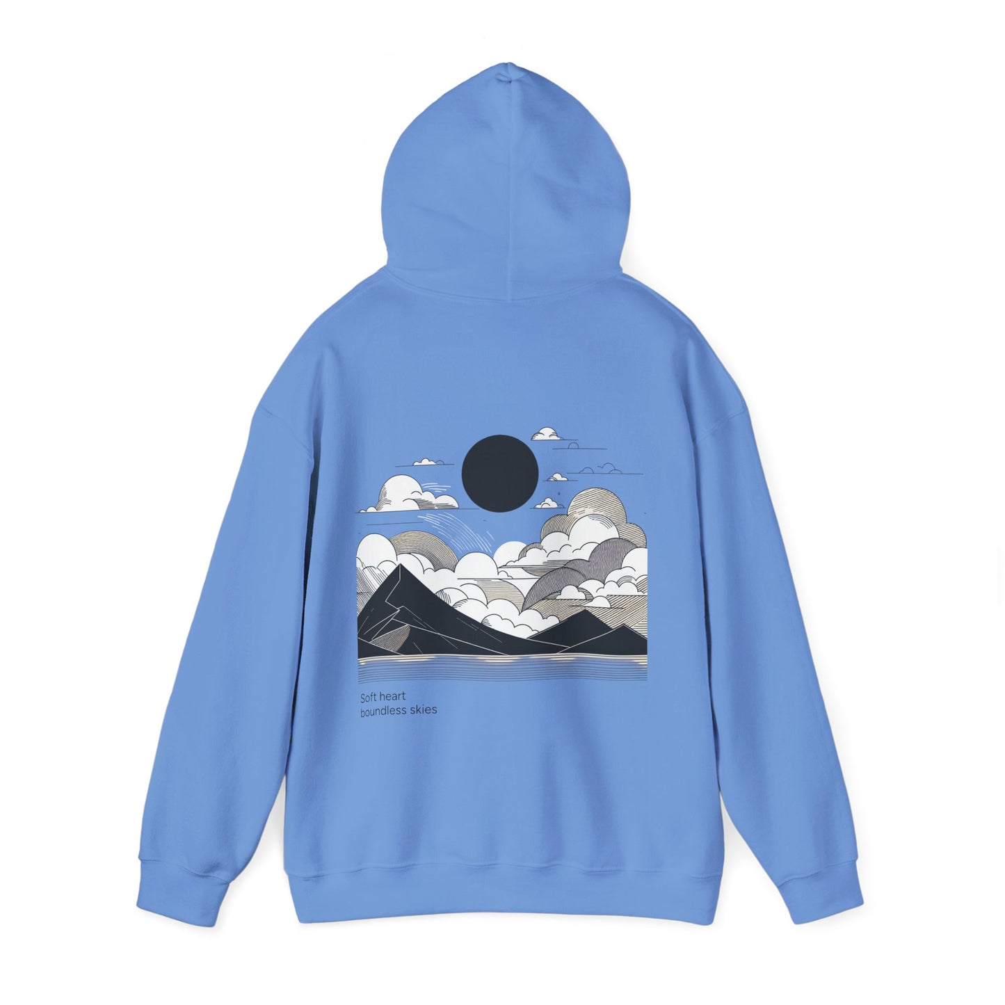 Soft heart, boundless skies Hoodie
