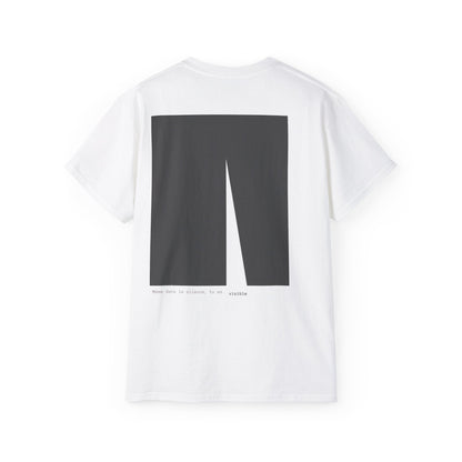 Même dans le silence, tu es visible T-Shirt. Illustration by Moby Obscura