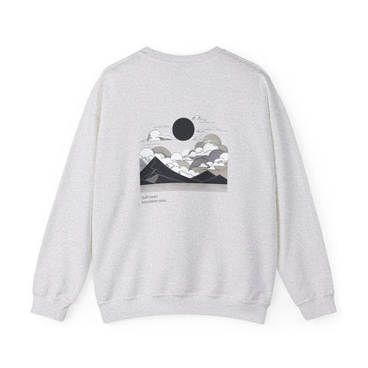 Soft heart, boundless skies Crewneck
