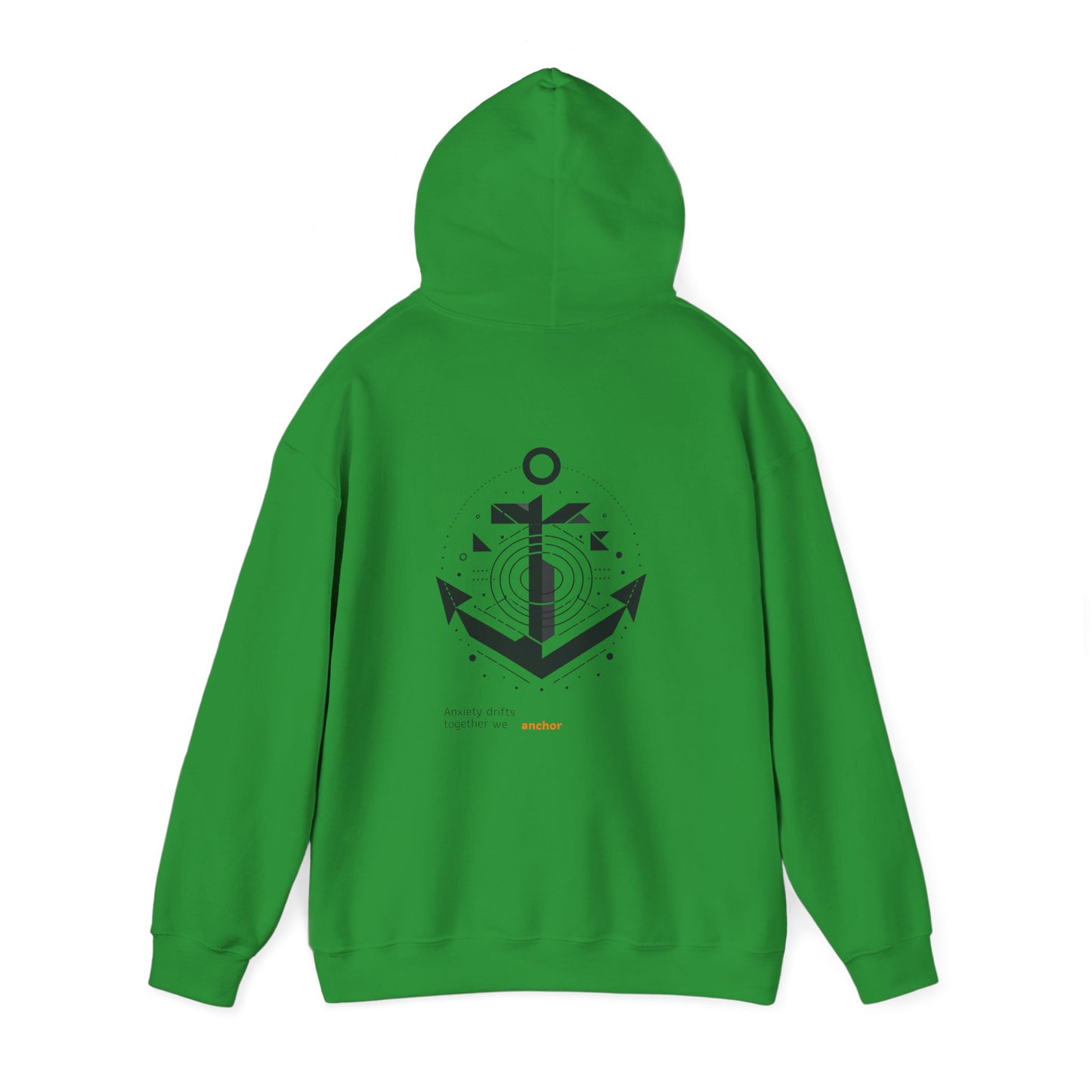 Anxiety drifts, together we anchor Hoodie