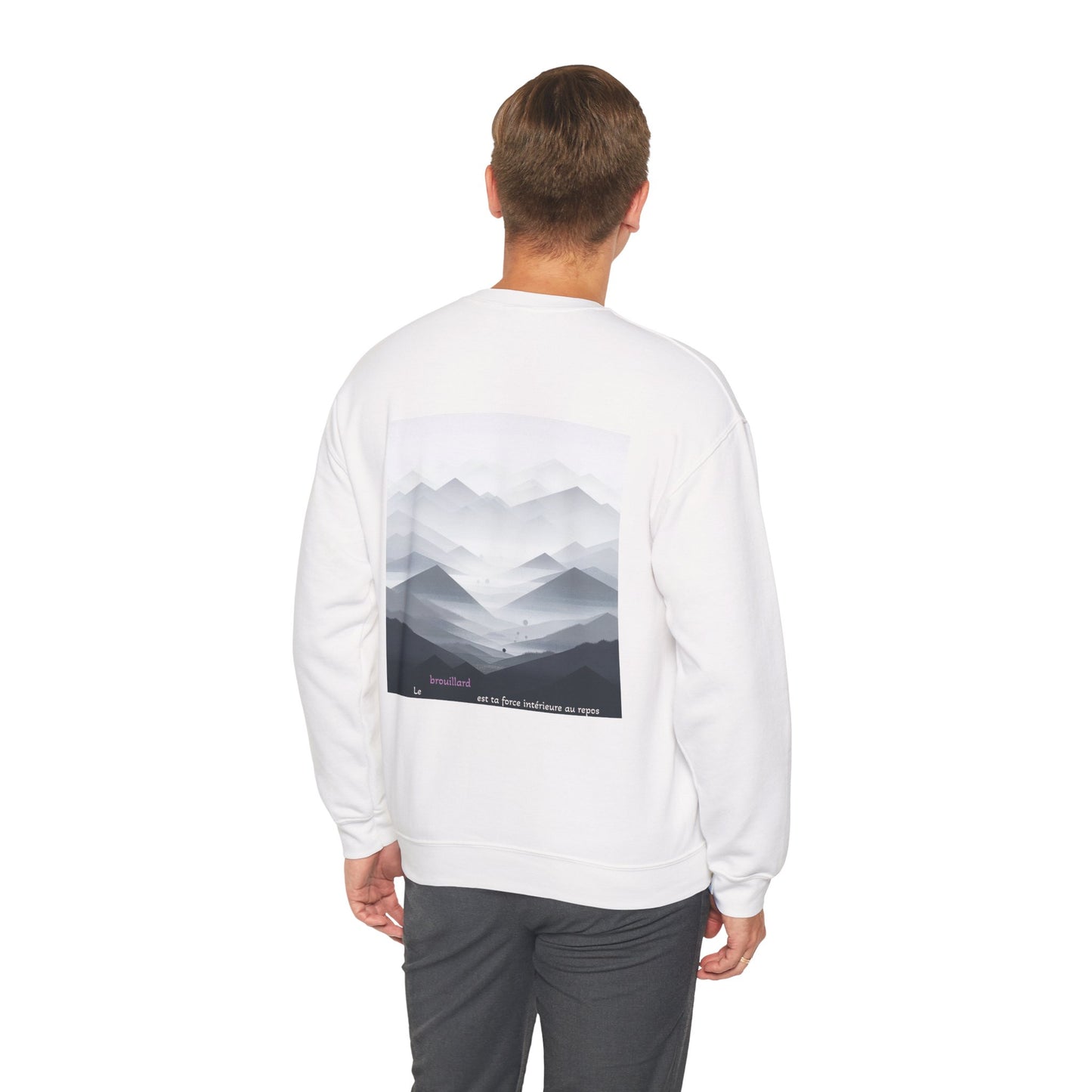 Le brouillard est ta force intérieure au repos Crewneck