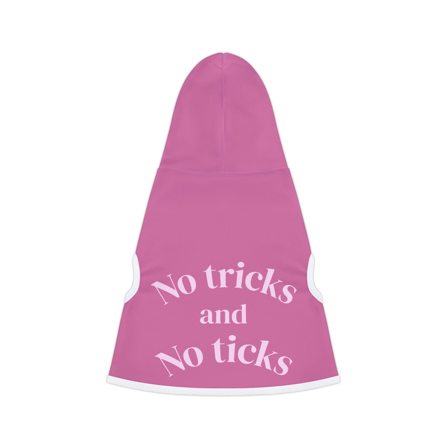 No tricks and no ticks Pet hoodie