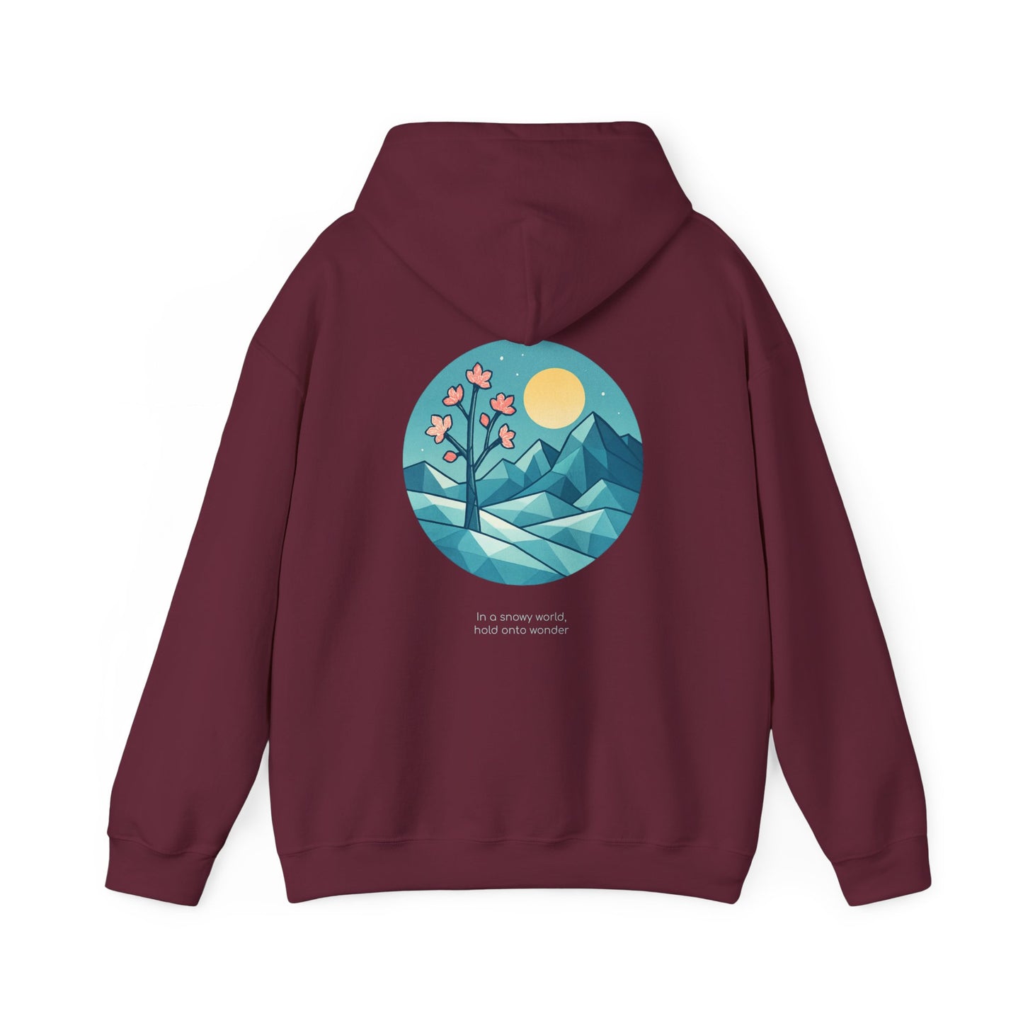 In a snowy world, hold onto wonder Hoodie