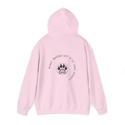 Miaw? Quelqu'un? S’il vous plaît? Hoodie
