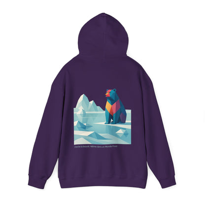Cherche la beauté. Même dans un Monde Froid. Hoodie
