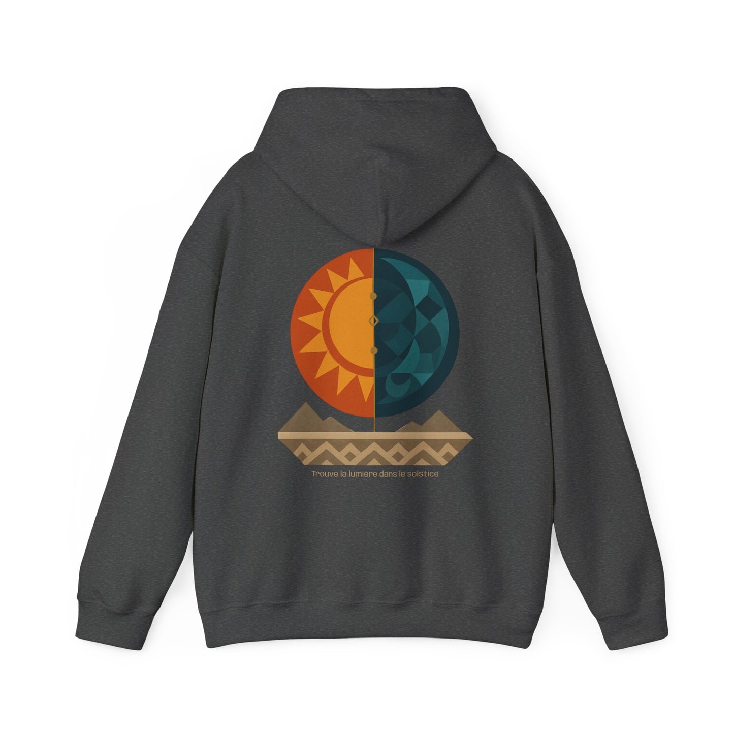 Trouve la lumière dans le solstice Hoodie