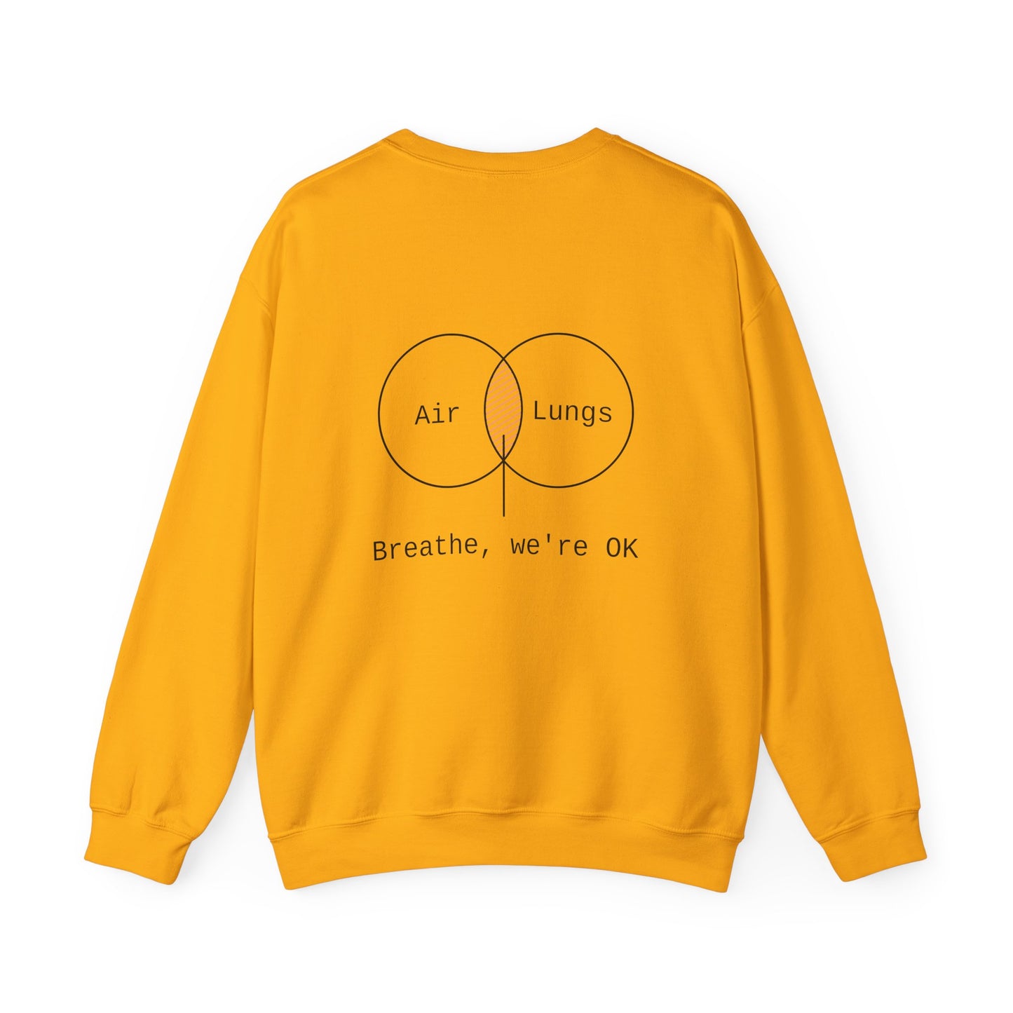 Breathe, we're Ok Crewneck