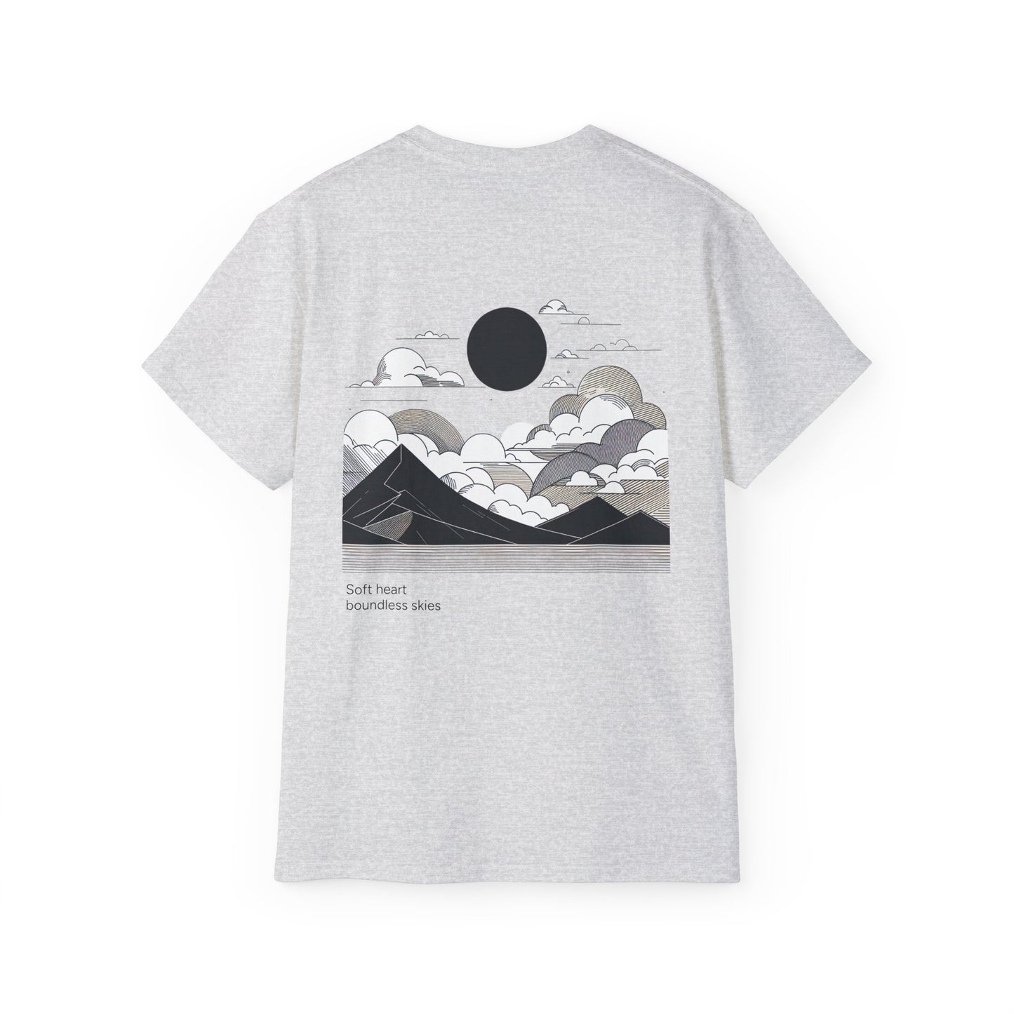 Soft heart, boundless skies T-shirt