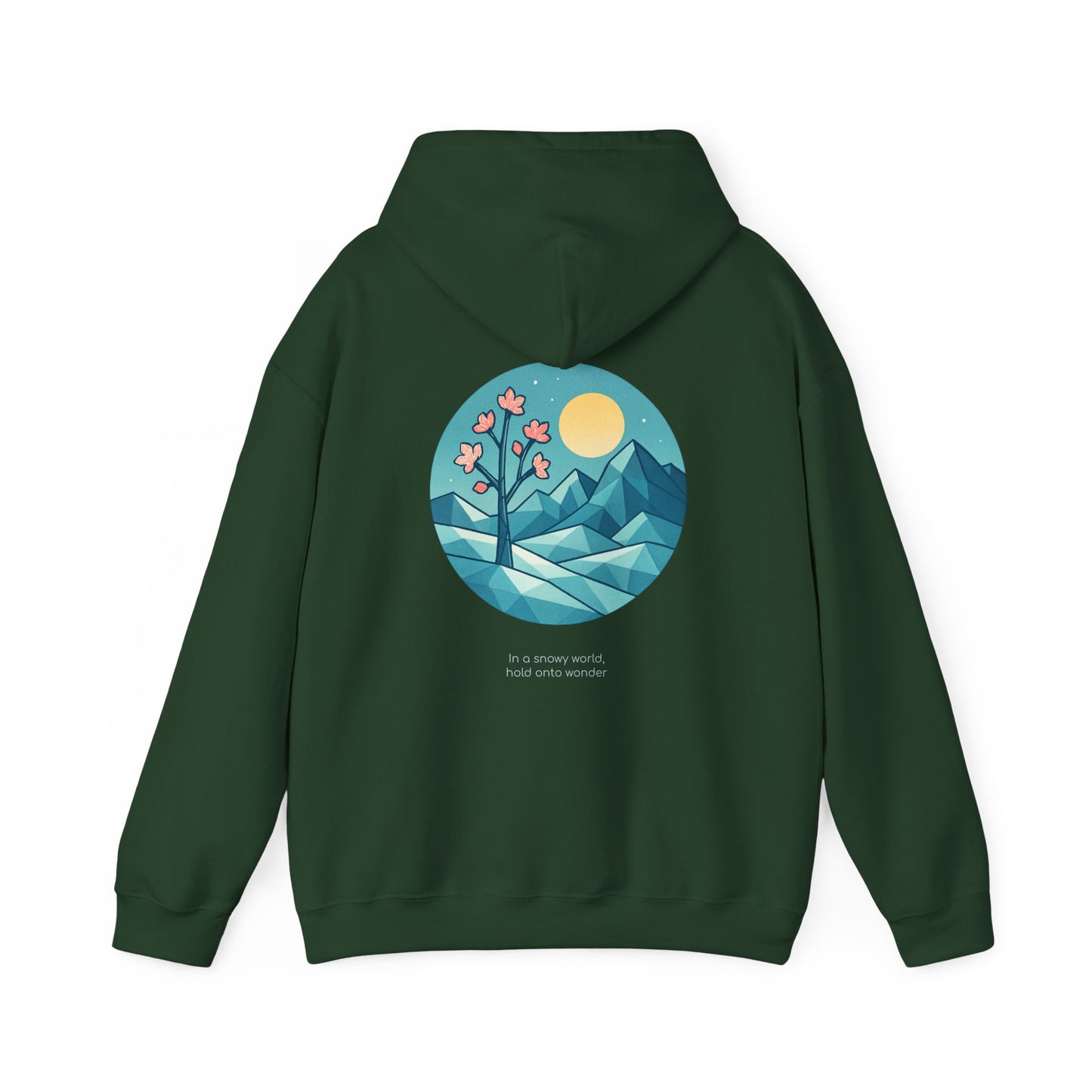 In a snowy world, hold onto wonder Hoodie