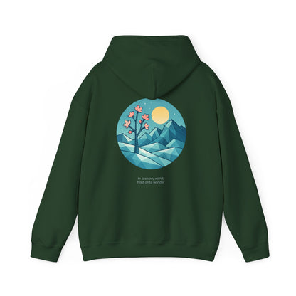 In a snowy world, hold onto wonder Hoodie