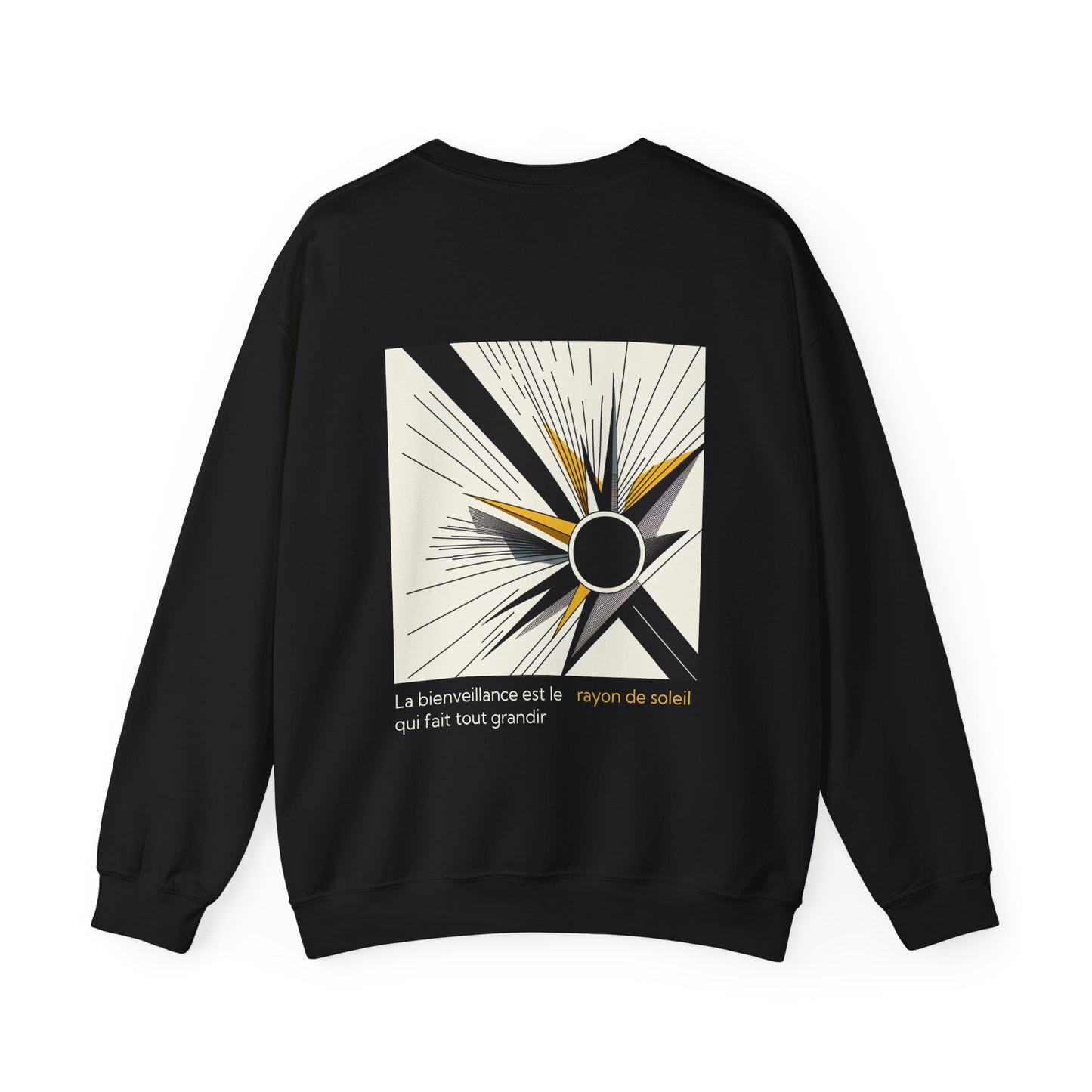 La bienveillance est le rayon de soleil qui fait tout grandir Crewneck